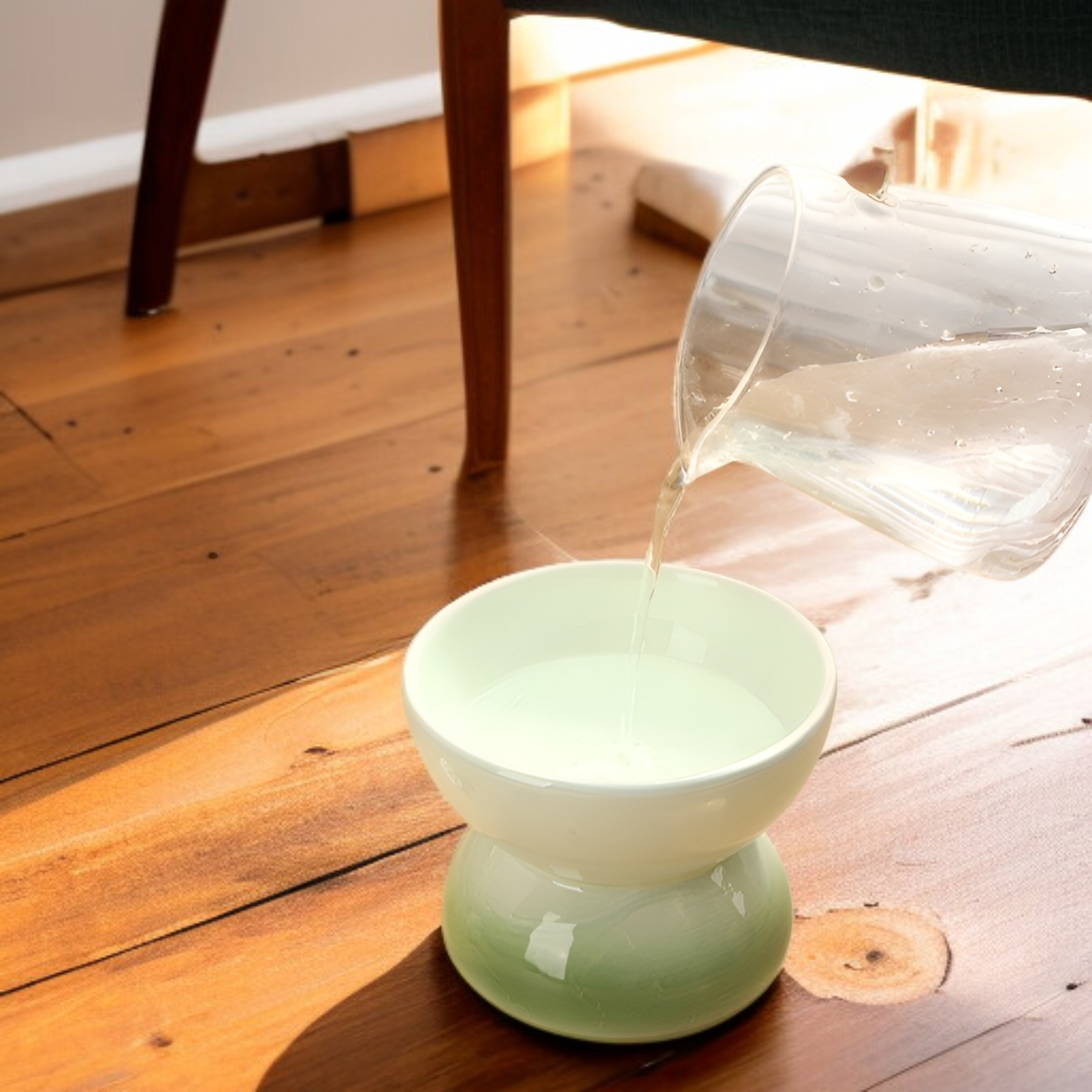 Modern design ceramic pet bowl for home decor