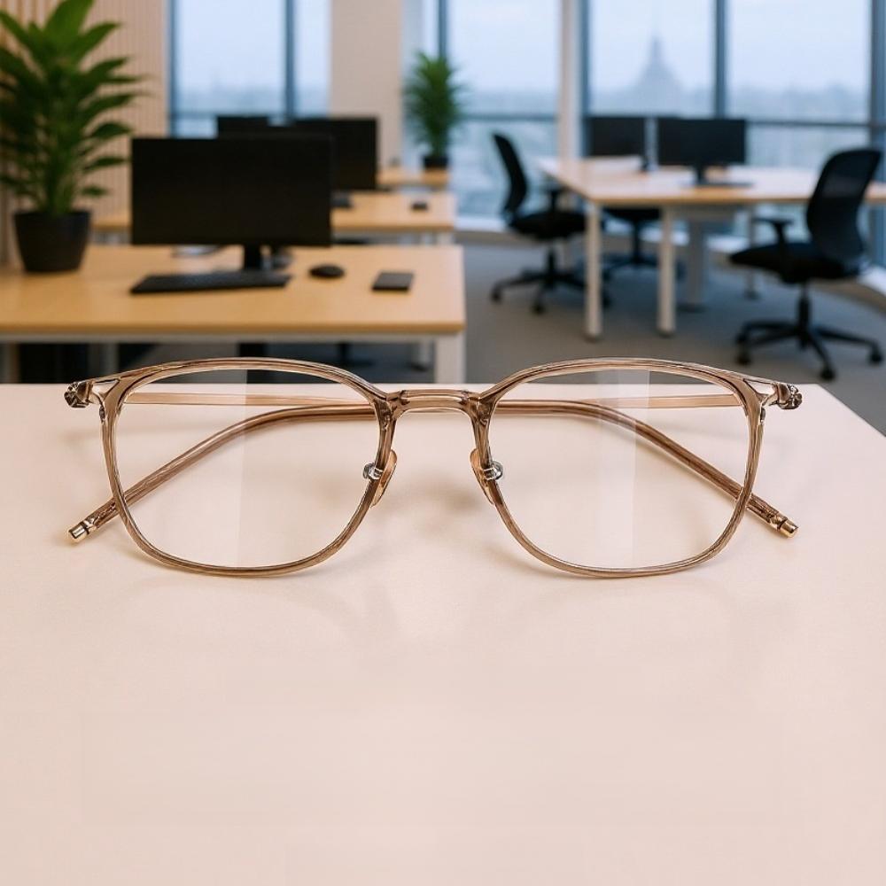 Close-up of high-definition lenses for clear reading