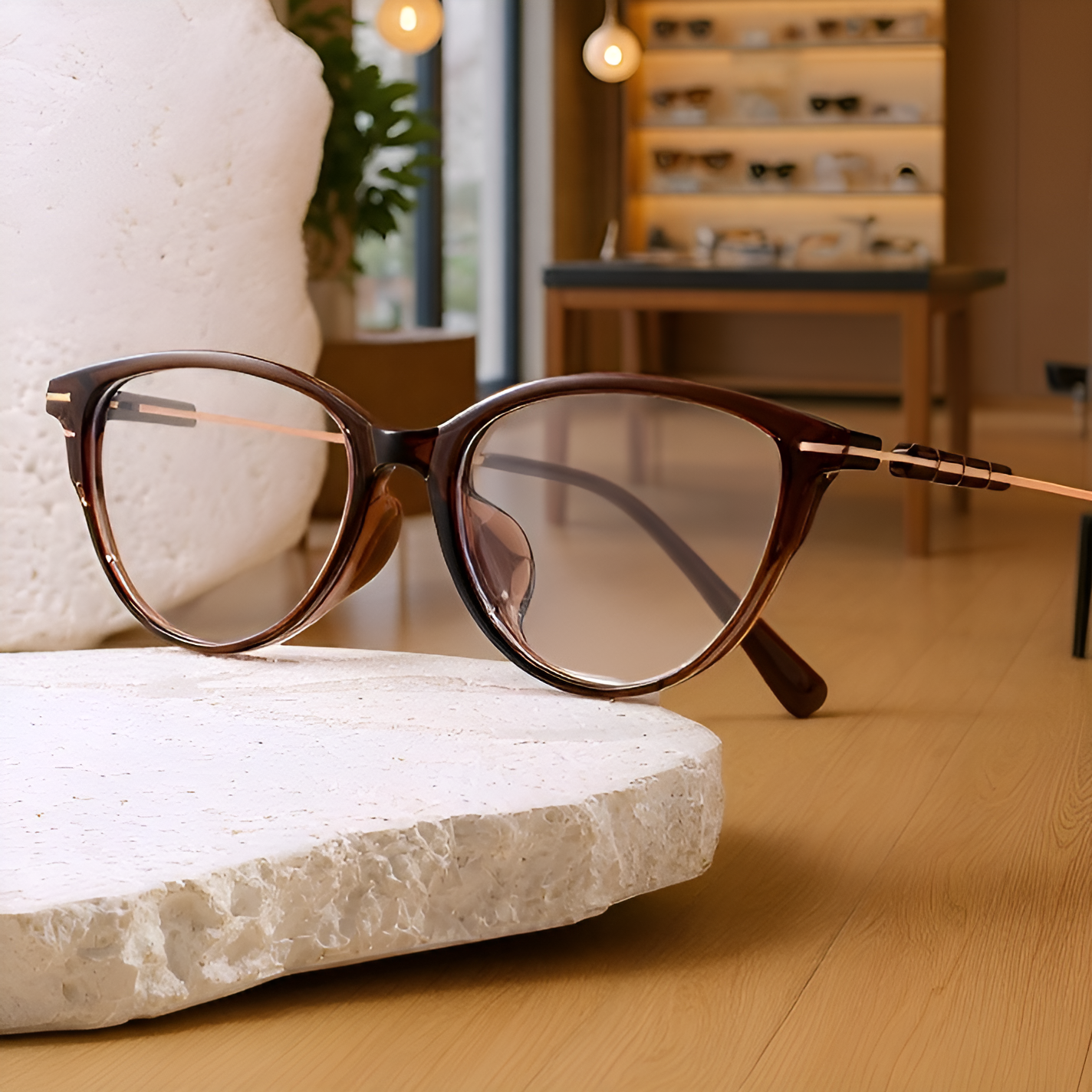 Close-up of high-definition reading lens