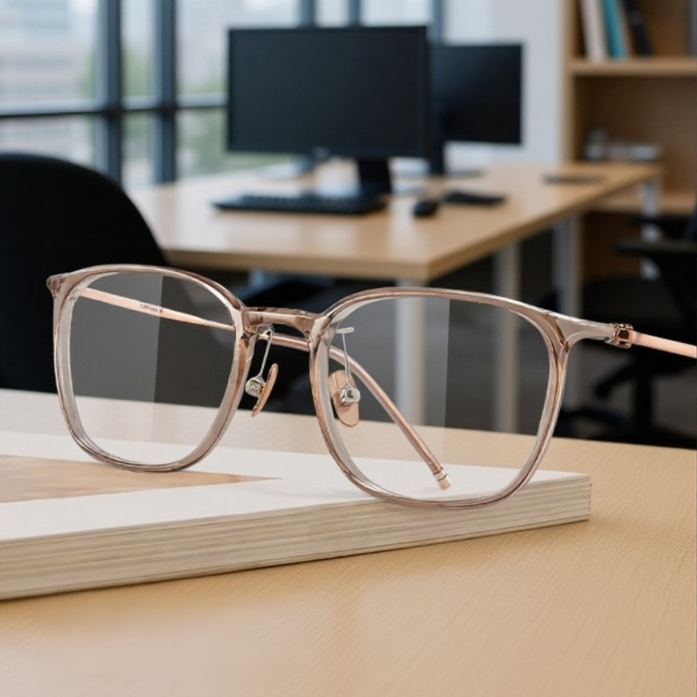 Reading glasses for women reducing eye strain