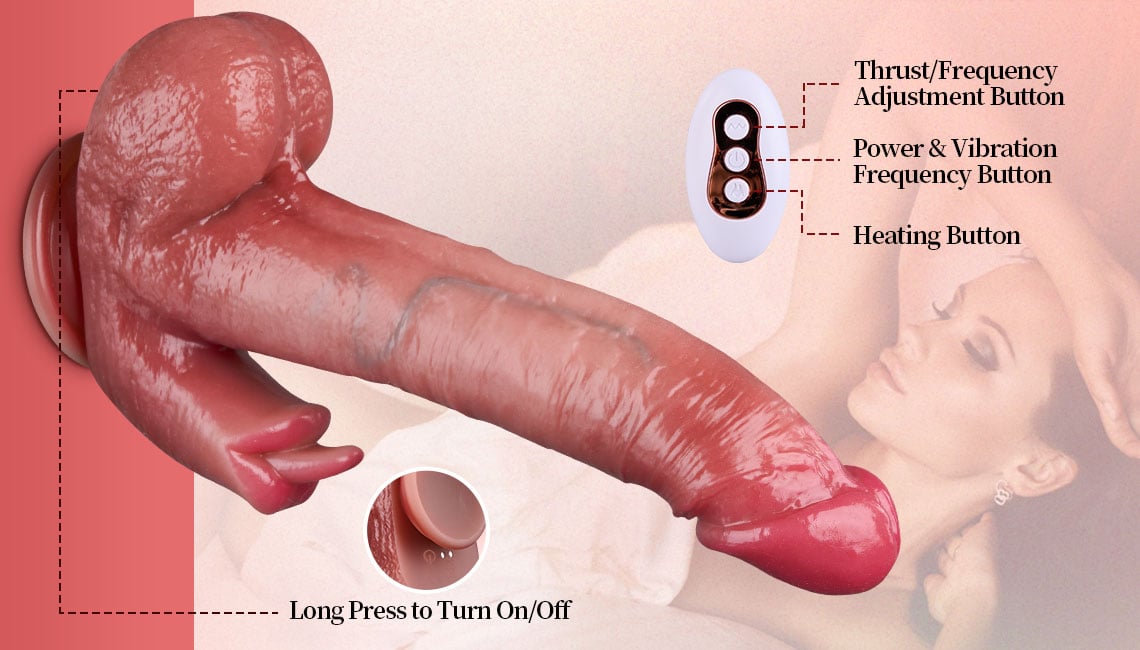 RealisticJourney Thrusting Dildo Vibrator Image 4