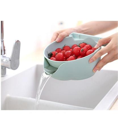 Pistachio Bowl – Double-Layer Fruit & Nut Storage Bowl, BPA-Free, Versatile Snack & Fruit Bowl with Drainage, Suitable for Kitchen & Dining