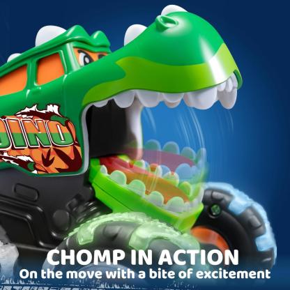 Kids Toys 3-Pack Monster Truck Toy – Motion-Activated Light-Up Cars