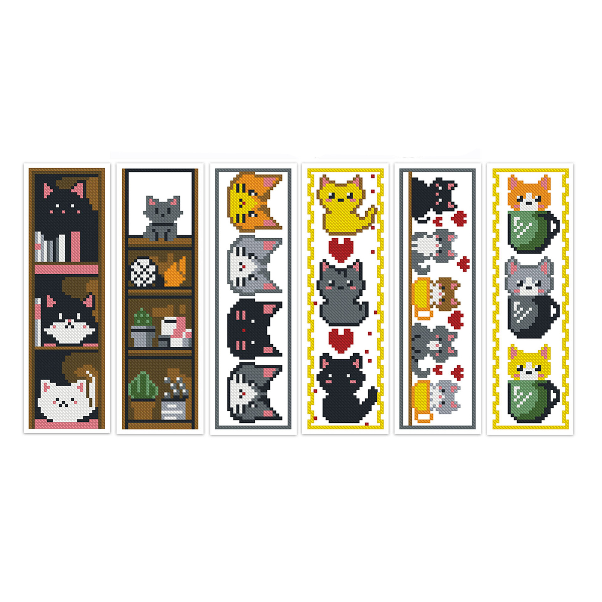 11-Piece DIY Embroidery Bookmark Set — Multiple Designs Available, Includes Free Tool Kit and Tutorials