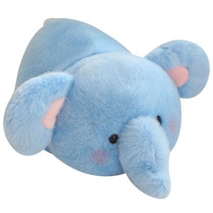 Genuine flipping giant panda tummy doll transformed into simulated penguin elephant rabbit raccoon plush toy gift