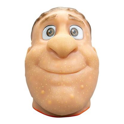 Pimple Popping Simulator Giant Head Refillable Squeeze Toy for Stress Relief Realistic Press Simulation with Reusable Design & Specialized Tools
