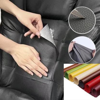 Extra-large 50*137cm self-adhesive leather repair patch.Lasts three years.Suitable for leather sofas, furniture, car seats, office chairs, motorcycle seats.