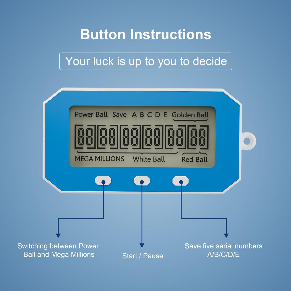 Lottery Number Picker, AI Smart Lottery Toy, Number Selector