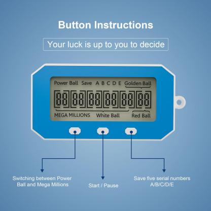 Lottery Number Picker, AI Smart Lottery Toy, Number Selector