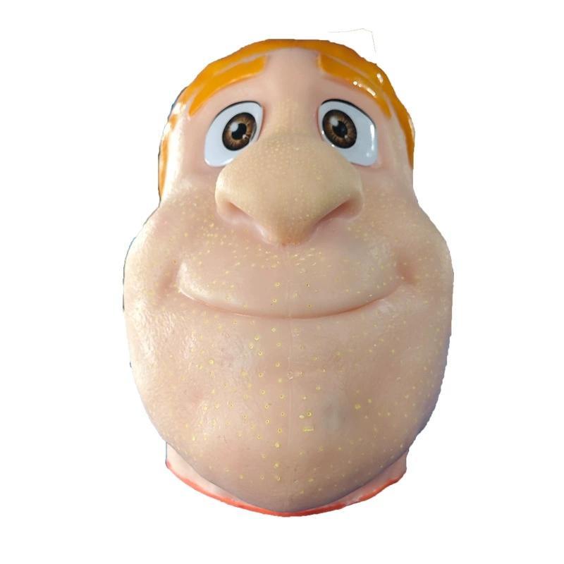 Pimple Popping Simulator Giant Head Refillable Squeeze Toy for Stress Relief Realistic Press Simulation with Reusable Design & Specialized Tools