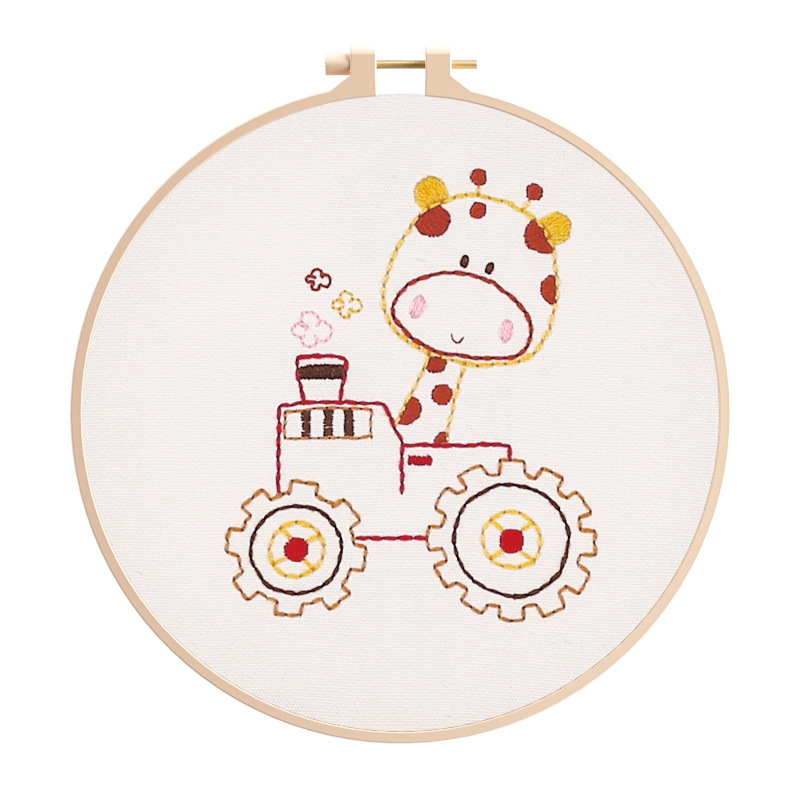 Valentine’s Day Gift – DIY Animal Embroidery Kit, Hand-Stitch a Meaningful Gift, Show Your Love with a Thoughtful Handmade Keepsake