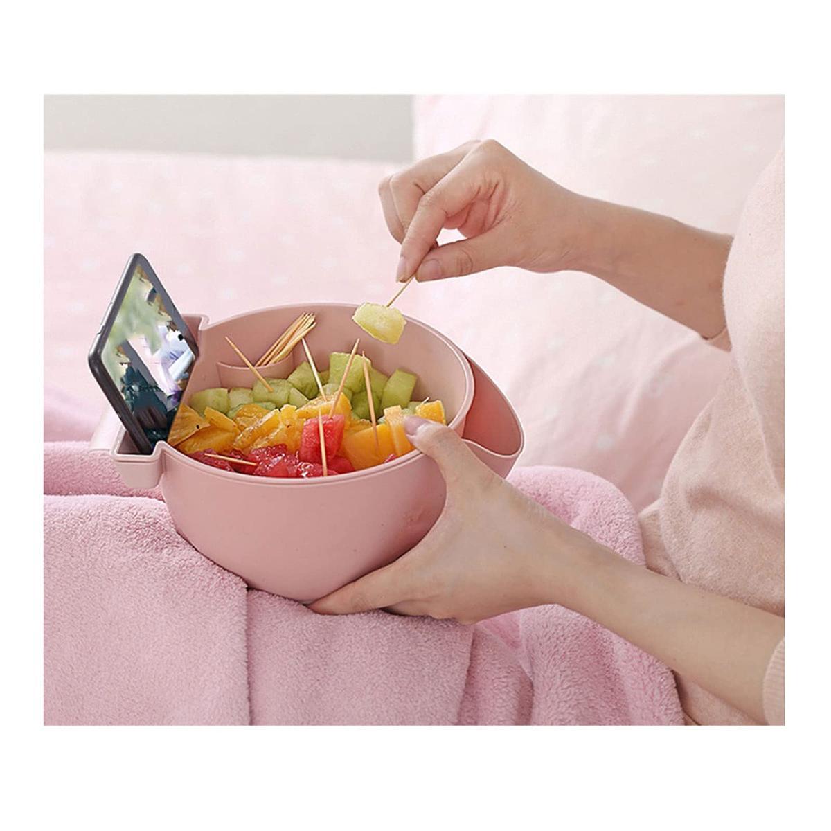 Pistachio Bowl – Double-Layer Fruit & Nut Storage Bowl, BPA-Free, Versatile Snack & Fruit Bowl with Drainage, Suitable for Kitchen & Dining
