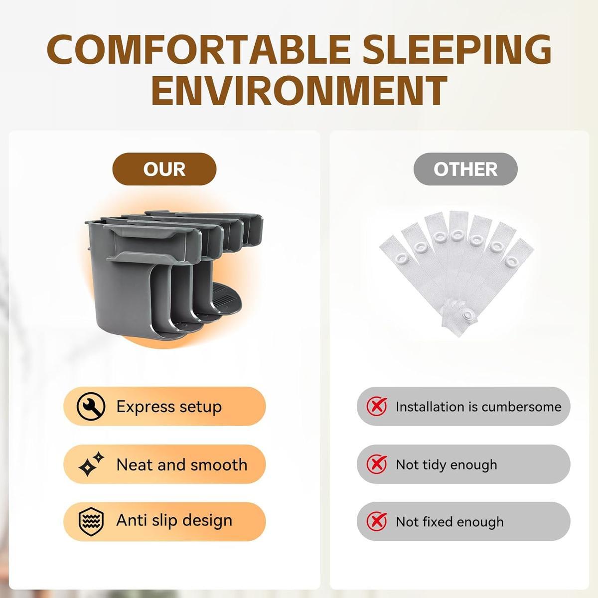 Bed Sheet Holders, Fits Any Mattress Size, Keeps Sheets Secure (4pcs)