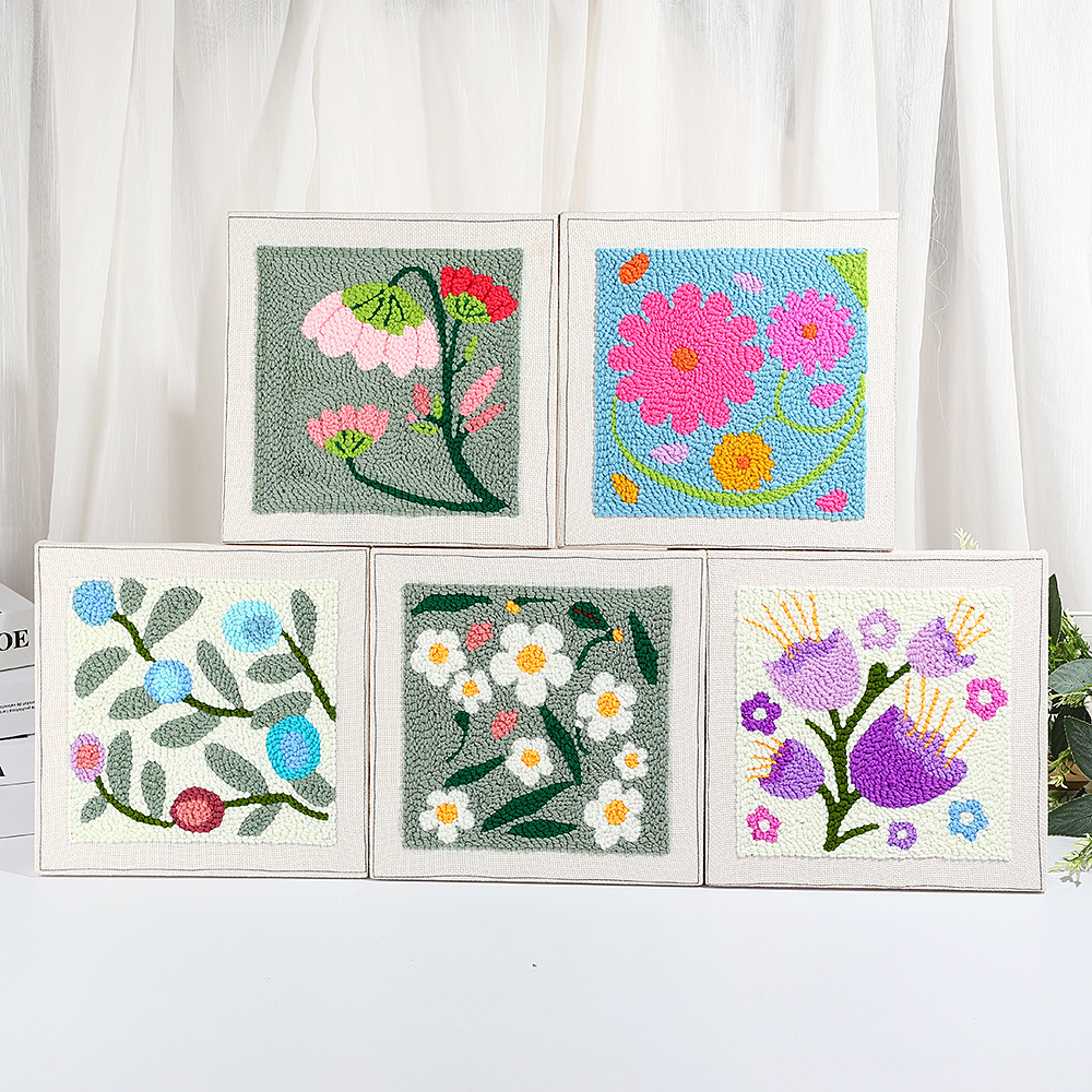 【Free Tool Kit Included】Brand-New Best-Selling Floral DIY Embroidery Kit — Comes with Free Embroidery Tutorials