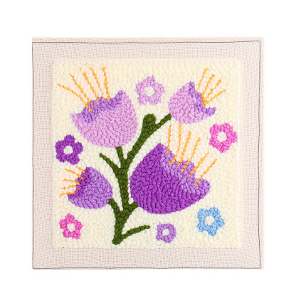 【Free Tool Kit Included】Brand-New Best-Selling Floral DIY Embroidery Kit — Comes with Free Embroidery Tutorials