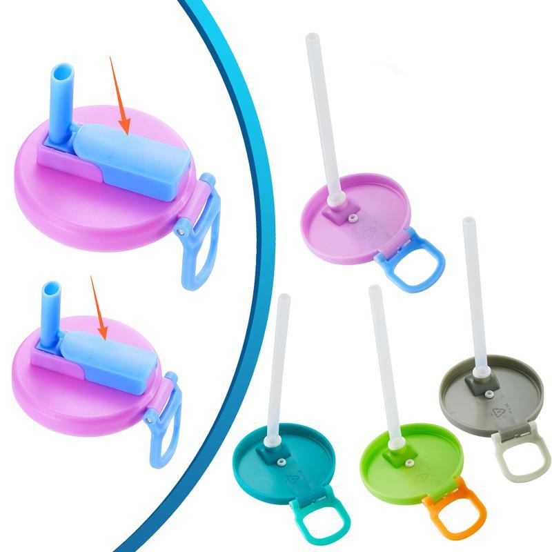 4-Pack Reusable Silicone Soda Can Lids with Straws, Fits Standard Cans, Perfect for Coke, Beer, Juice, and Energy Drinks, Ideal for Kids’ Daily Use, Beverage Gadget, Eco-Friendly Drinkware