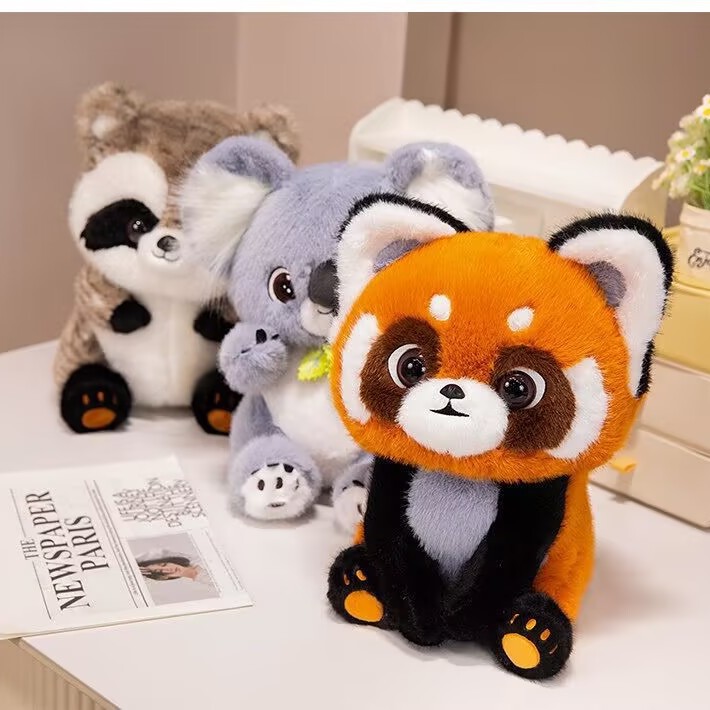 New cute koala raccoon series plush toy doll