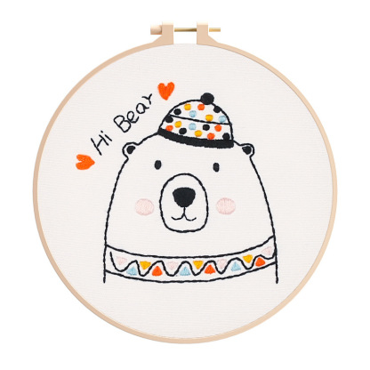 Valentine’s Day Gift – DIY Animal Embroidery Kit, Hand-Stitch a Meaningful Gift, Show Your Love with a Thoughtful Handmade Keepsake