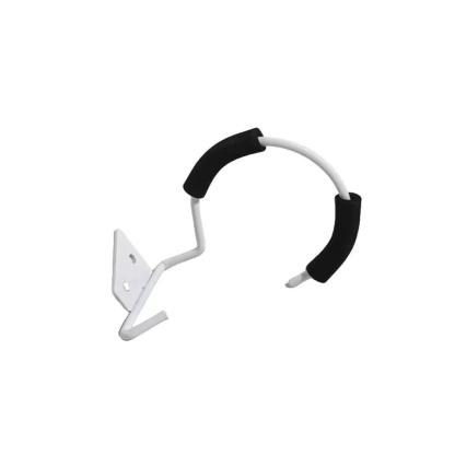 Stainless Steel Hair Dryer Holder Vanity Desk Accessory 2.9 in Side Length 3.15 in Circle Diameter Bathroom Counter Organizer