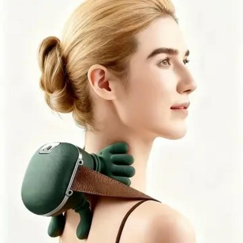 Electric Neck & Shoulder Massager, Deep Tissue Massage Pad, Suitable for Neck, Shoulders, Back, and Arms, Ideal Gift for Home, Office, and Travel