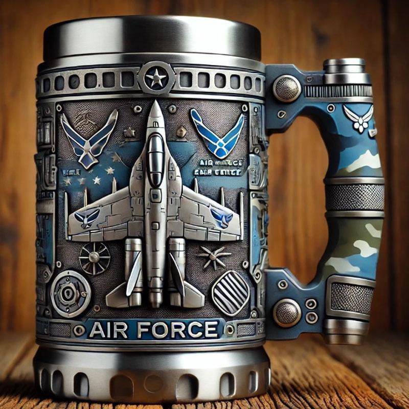 3D Printed Military Coffee Mug – Veteran Gift