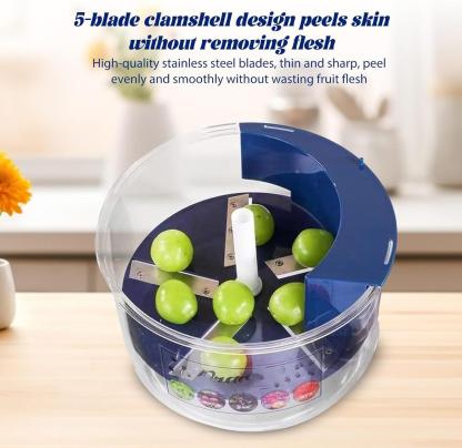 Latest Automatic Electric Fruit Peeler| Peeling Tool for Small Fruits, Garlic, Cherries, and Tomatoes