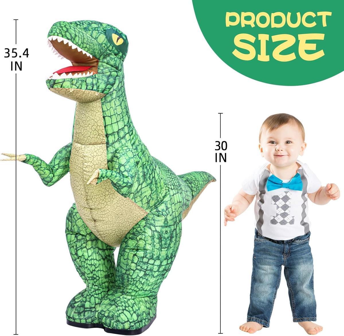 2.4GHZ Remote Control Inflatable Dinosaur Toy, Electric Toy Dinosaur with 360°Rotation and Sound Effects,Rechargeable Walking Dinosaur Toy, Birthday Gifts for Boys Kids Age 6-8 8-12