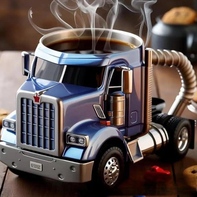 Durable Truck Coffee Mug, Truck-Shaped Decorative Piece, Suitable for Family Use