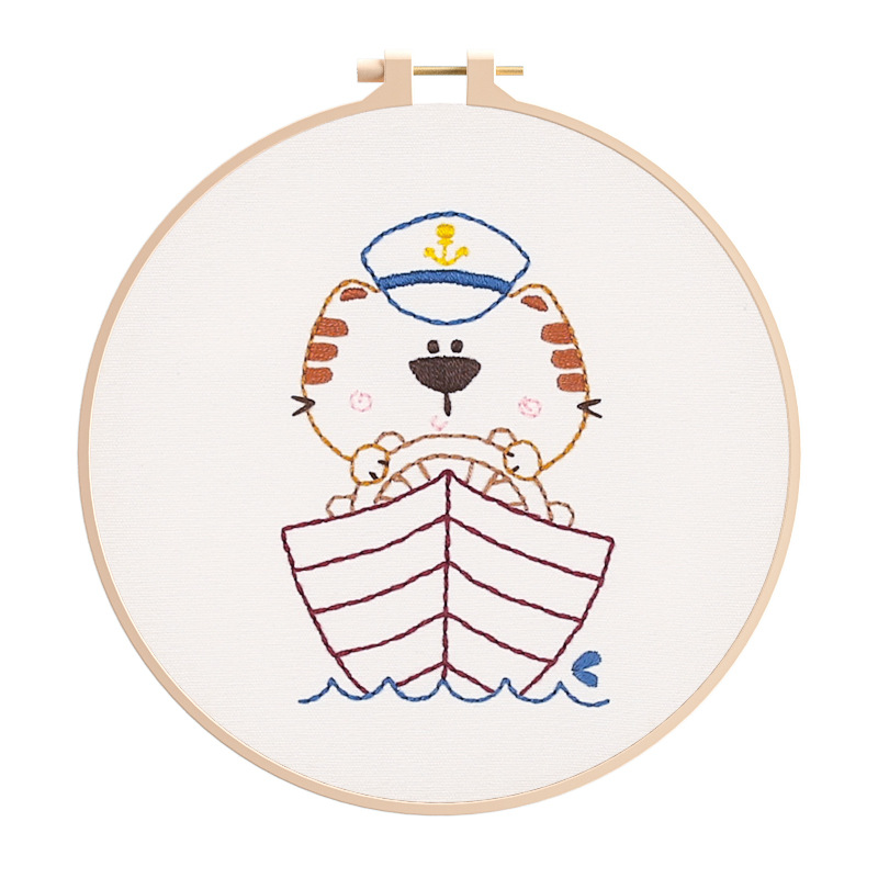 Valentine’s Day Gift – DIY Animal Embroidery Kit, Hand-Stitch a Meaningful Gift, Show Your Love with a Thoughtful Handmade Keepsake