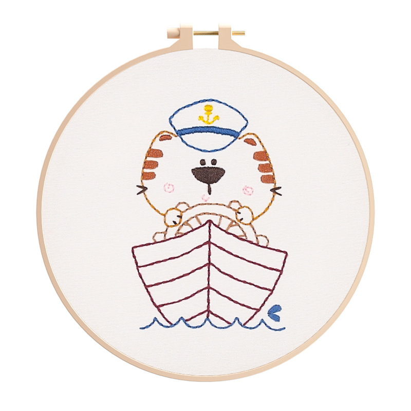 Valentine’s Day Gift – DIY Animal Embroidery Kit, Hand-Stitch a Meaningful Gift, Show Your Love with a Thoughtful Handmade Keepsake