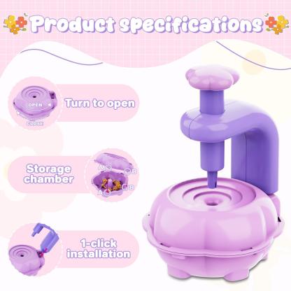 Fabric Flower Bouquets Toys - Creative DIY Crafts for Girls Ages 4-12, Unique Floral Market Toy, Inspiring Arts & Crafts Educational Set, Perfect for Preschool Learning and Birthday Gifts