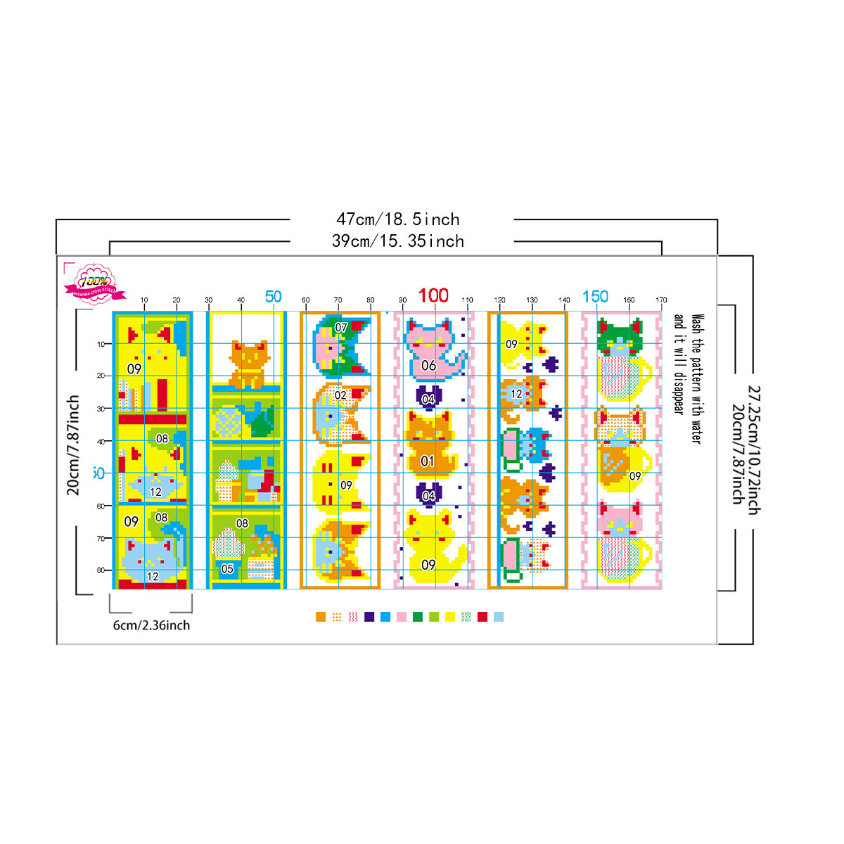 11-Piece DIY Embroidery Bookmark Set — Multiple Designs Available, Includes Free Tool Kit and Tutorials