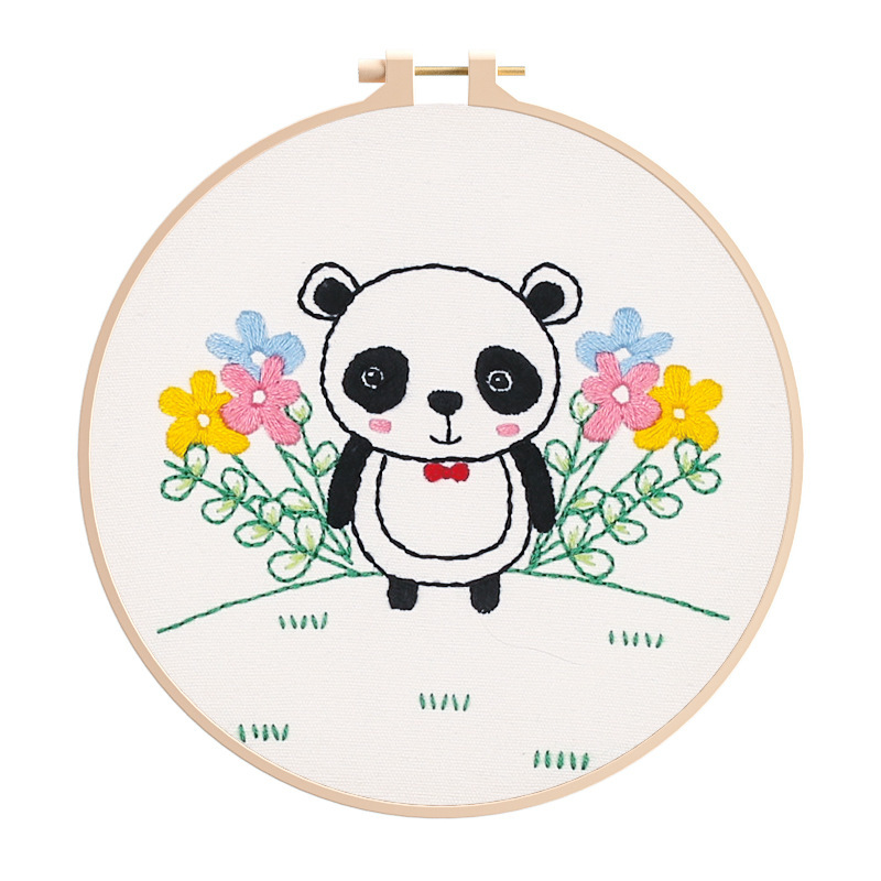 Valentine’s Day Gift – DIY Animal Embroidery Kit, Hand-Stitch a Meaningful Gift, Show Your Love with a Thoughtful Handmade Keepsake