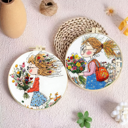 Couples DIY Embroidery Kit – Perfect Gift for Couples, Includes Tool Kit & Tutorials, Easy to Use