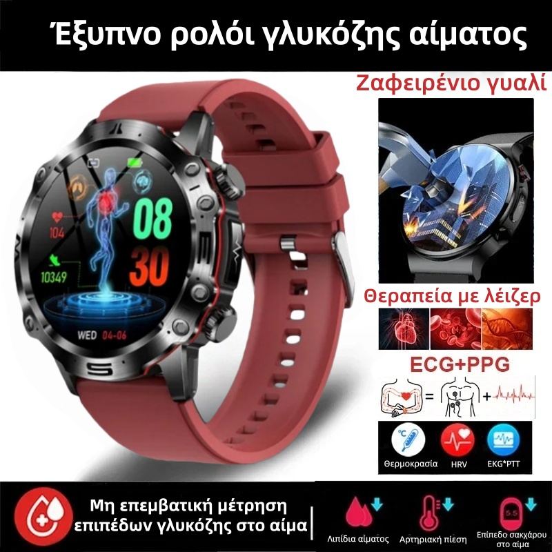Το ορόσημο της  για το 2025: Το πρώτο smartwatch ικανό να «διαβάζει» τις πληροφορίες του σώματός σας. Μη επεμβατική μέτρηση γλυκόζης αίματος, ανάλυση ΗΚΓ και πλήρης αντοχή στο νερό—η υγεία σας είναι υπό τον έλεγχό σας