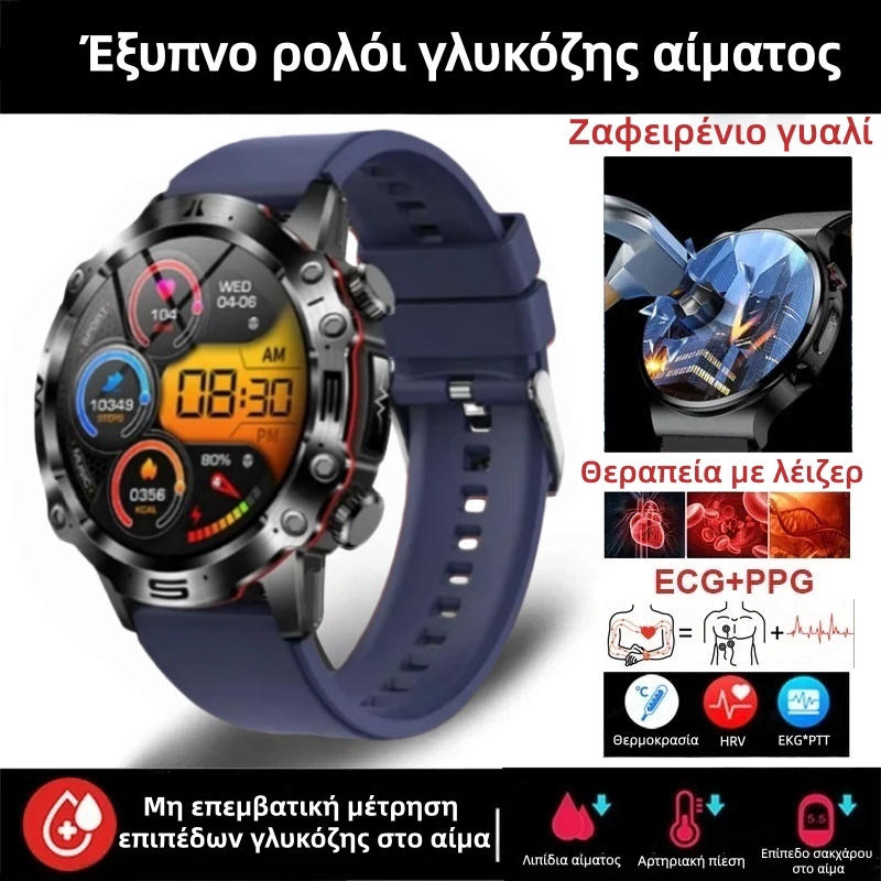 Το ορόσημο της  για το 2025: Το πρώτο smartwatch ικανό να «διαβάζει» τις πληροφορίες του σώματός σας. Μη επεμβατική μέτρηση γλυκόζης αίματος, ανάλυση ΗΚΓ και πλήρης αντοχή στο νερό—η υγεία σας είναι υπό τον έλεγχό σας