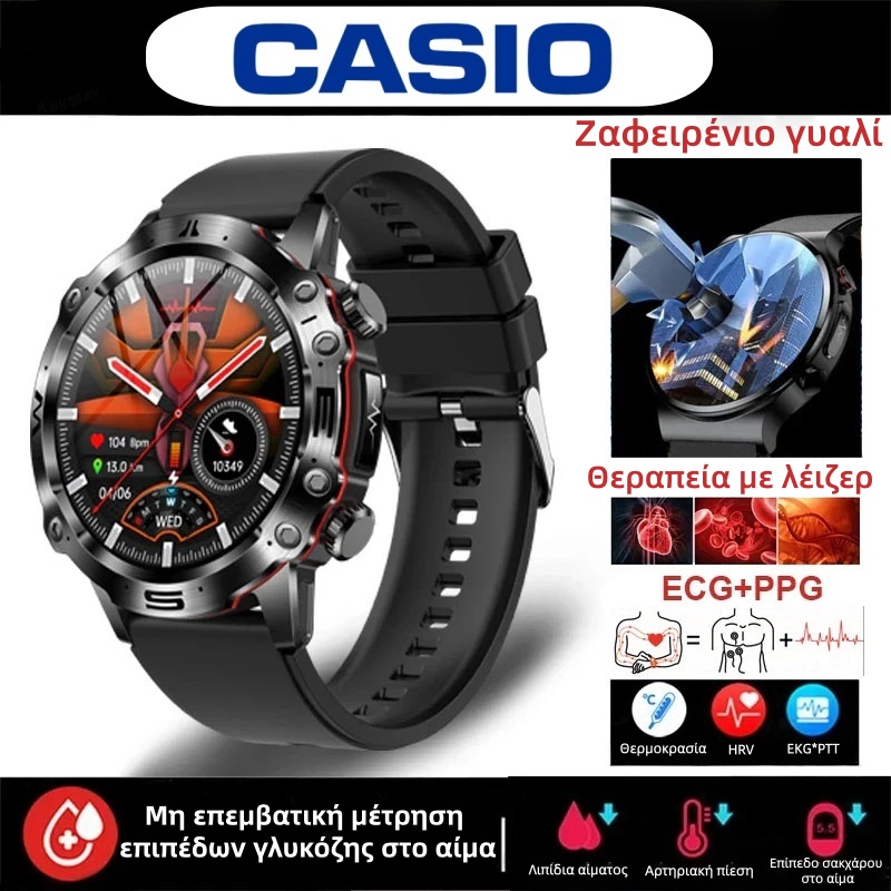Το ορόσημο της CASIO για το 2025: Το πρώτο smartwatch ικανό να «διαβάζει» τις πληροφορίες του σώματός σας. Μη επεμβατική μέτρηση γλυκόζης αίματος, ανάλυση ΗΚΓ και πλήρης αντοχή στο νερό—η υγεία σας είναι υπό τον έλεγχό σας