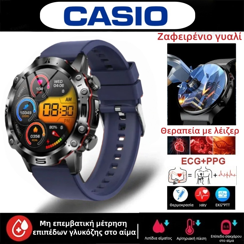 Το ορόσημο της CASIO για το 2025: Το πρώτο smartwatch ικανό να «διαβάζει» τις πληροφορίες του σώματός σας. Μη επεμβατική μέτρηση γλυκόζης αίματος, ανάλυση ΗΚΓ και πλήρης αντοχή στο νερό—η υγεία σας είναι υπό τον έλεγχό σας