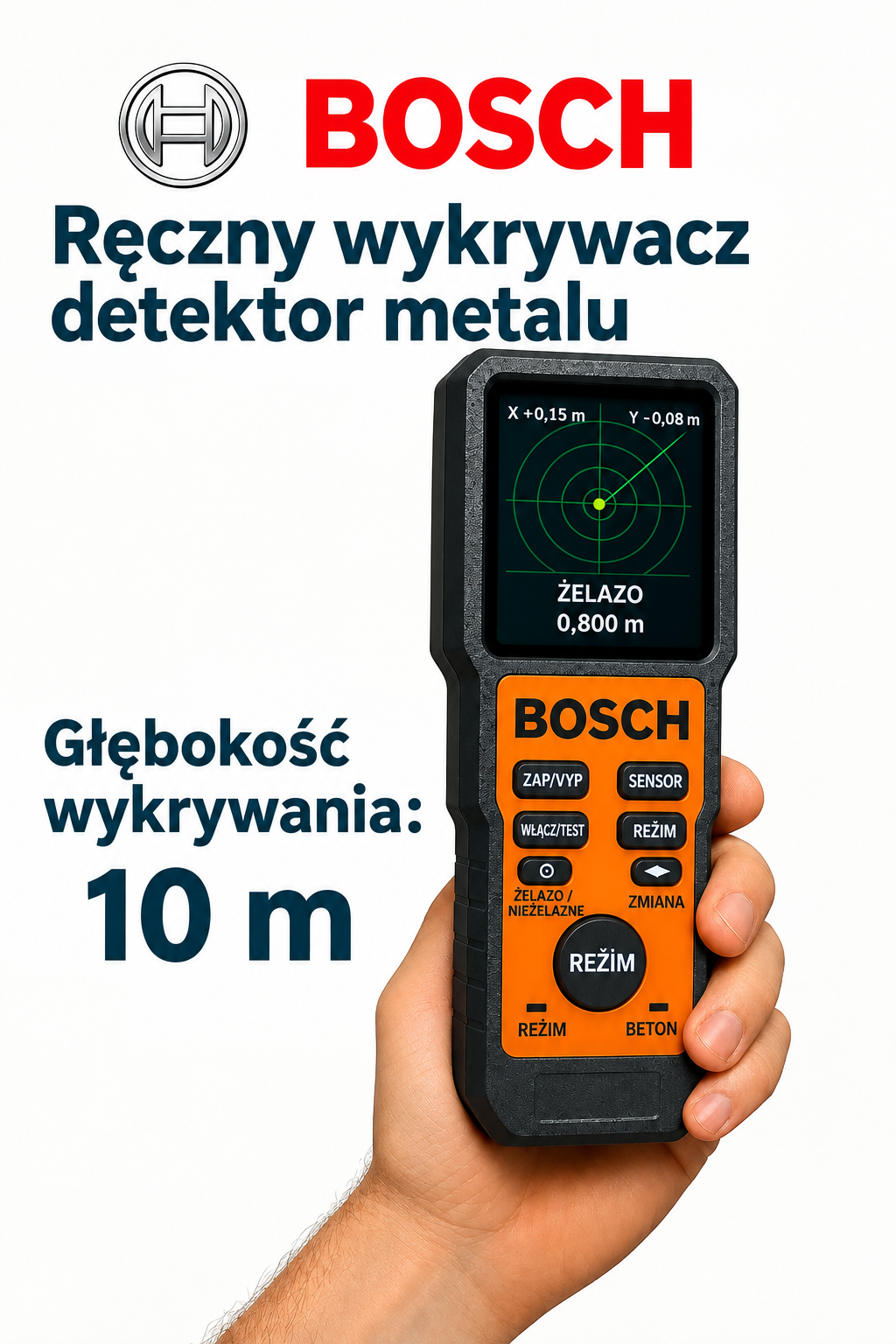 BOSCH – Precyzyjny wykrywacz metali 2026