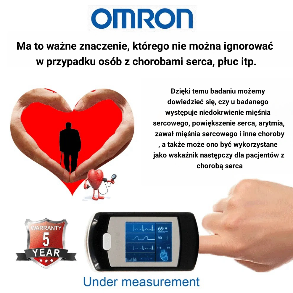 🌟 Nieinwazyjny Glukometr Omron – Pomiar w 5 Sekund ⏱️, Dokładność aż 99% ✅!