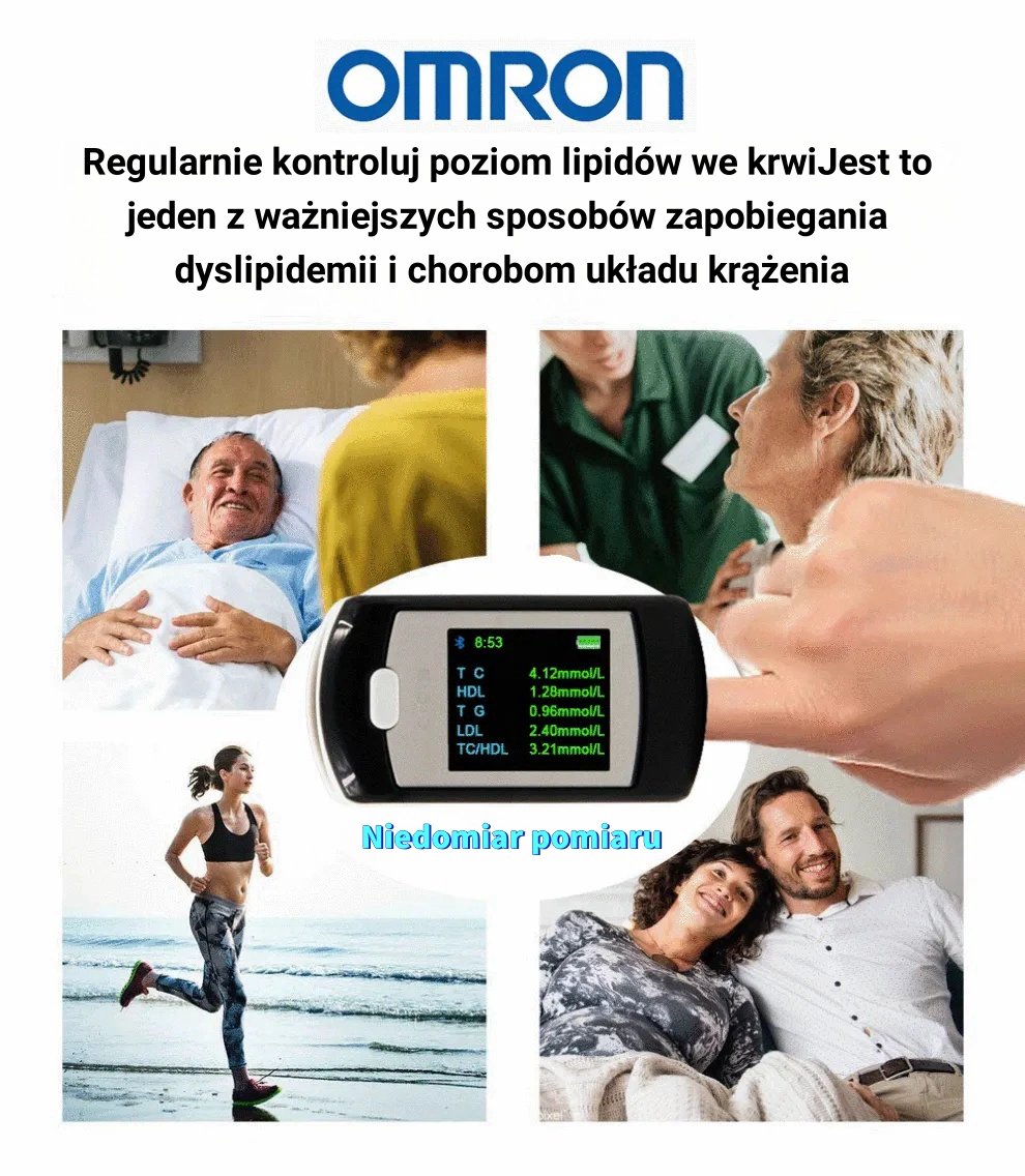 🌟 Nieinwazyjny Glukometr Omron – Pomiar w 5 Sekund ⏱️, Dokładność aż 99% ✅!