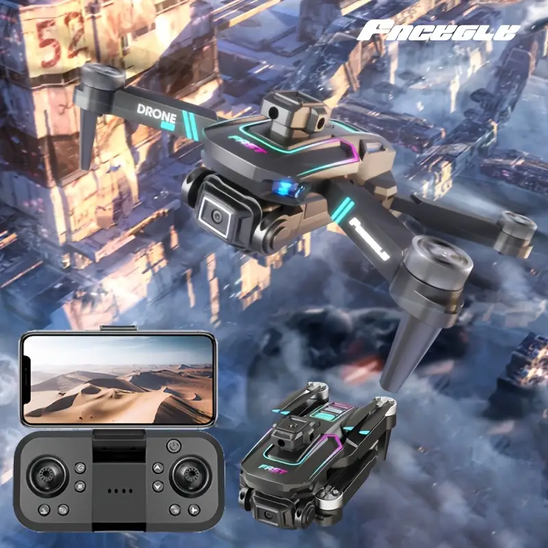 🚁 【Dron z podwójnym aparatem FACEGLE z przepływem optycznym】 — początkujący w ciągu kilku sekund zamieniają się w mistrzów fotografii lotniczej! Odblokuj Bożą perspektywę jednym kliknięciem, lataj bezpiecznie i bez awarii!