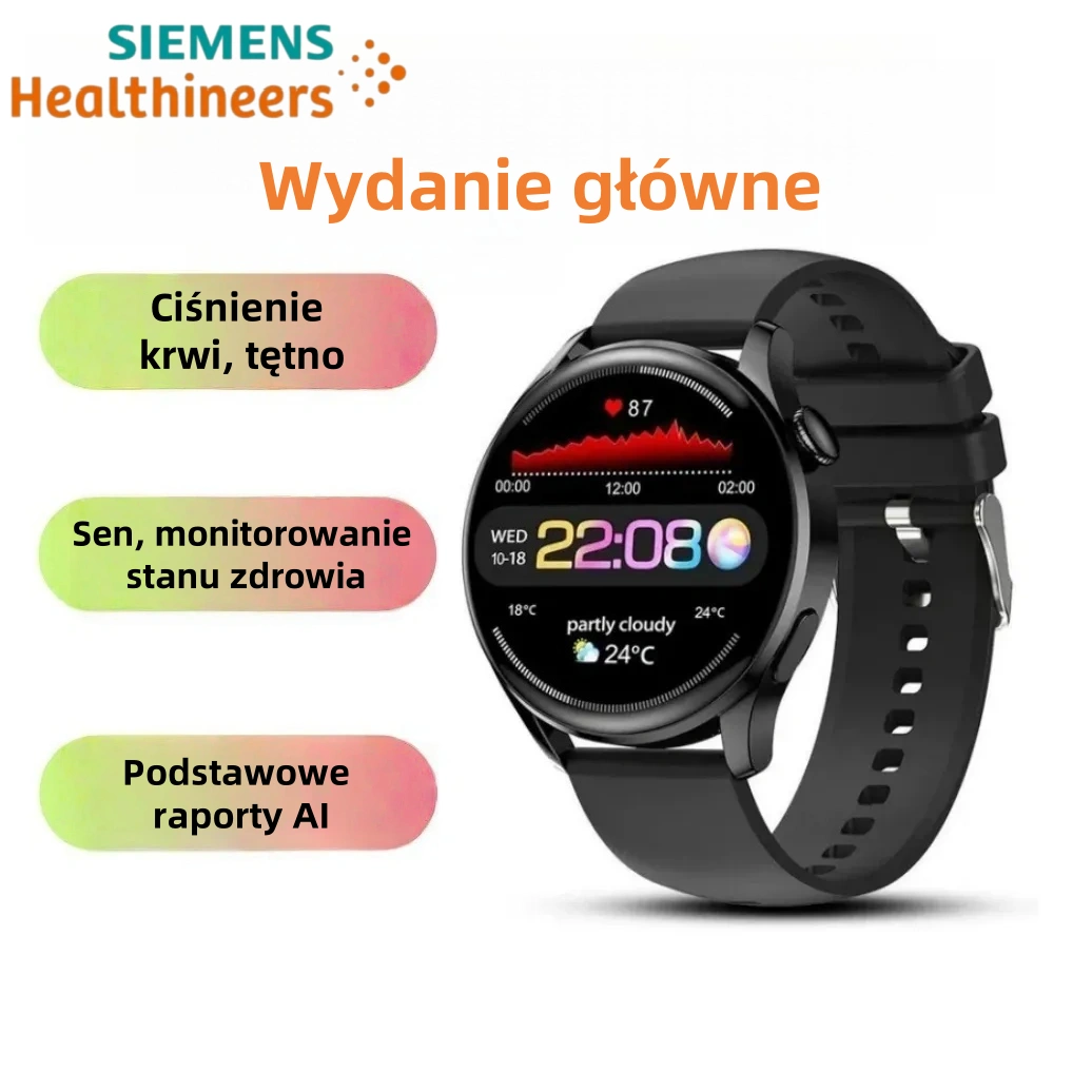 ✨ Wejdź w erę AI ze smartwatchem Siemens – Twój osobisty przewodnik po zdrowiu i przyszłości! 💎