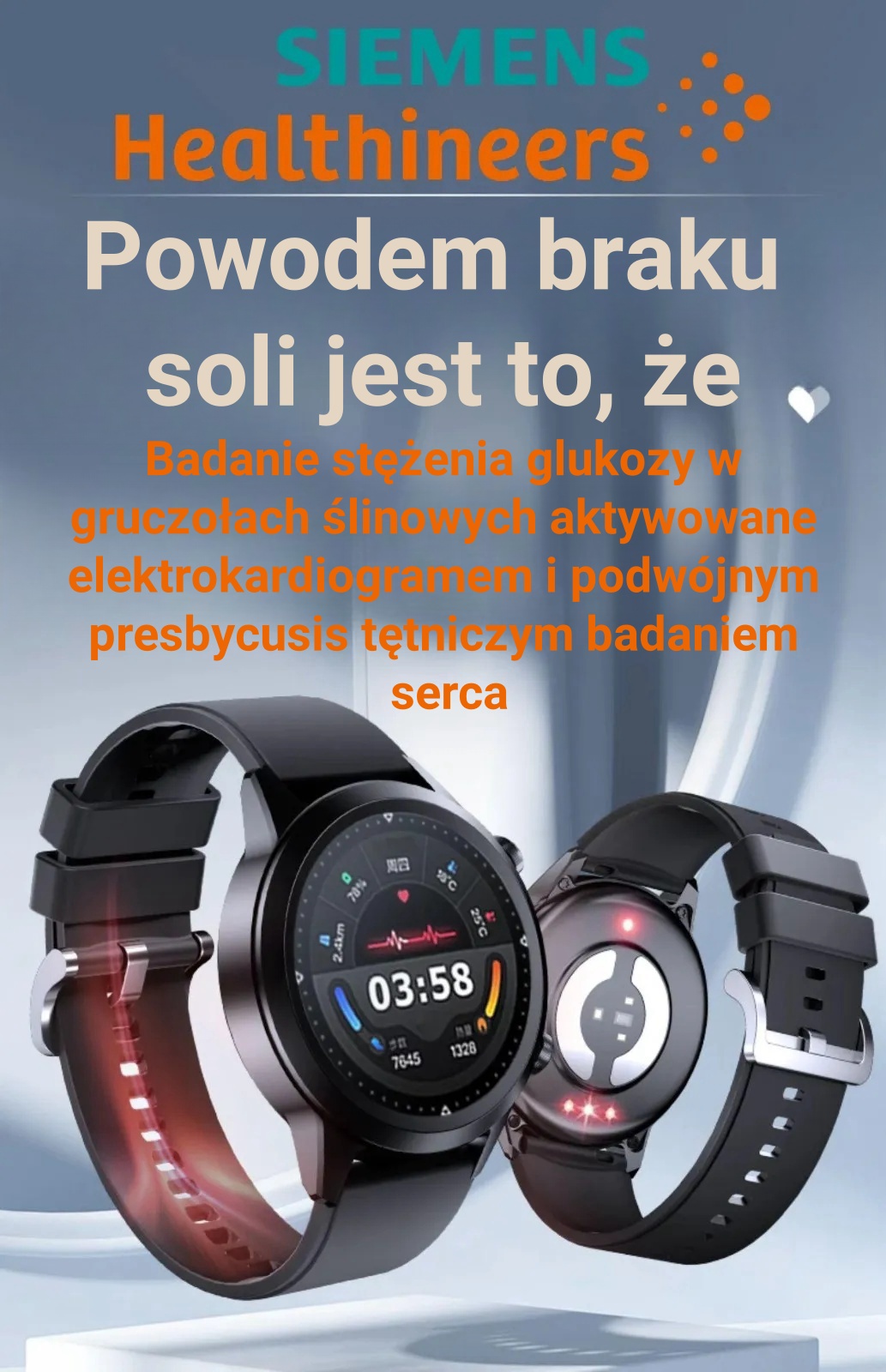 ✨💪Otwórz nową erę zdrowia! Zegarek do terapii laserowej Siemens, tętno, tętno, wszystko pod jedną kontrolą! 🕰️❤️