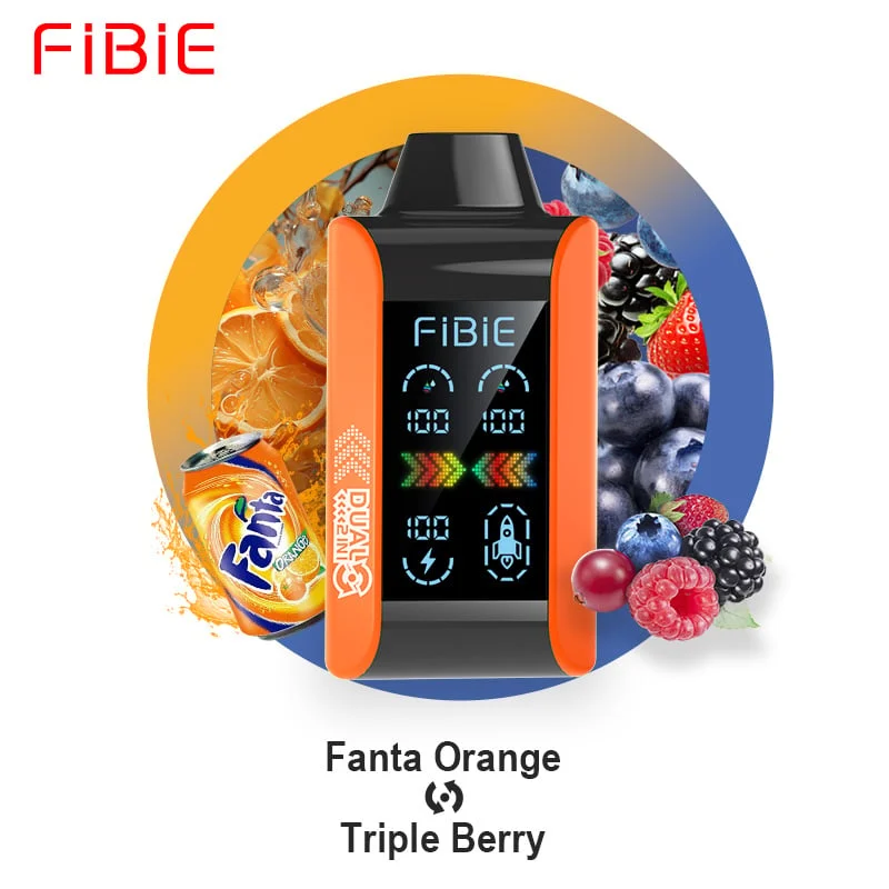 FIBIE 15000 Dwusmakowe Jednorazowe E-papierosy 💘 Dostępne od ręki w Polsce!