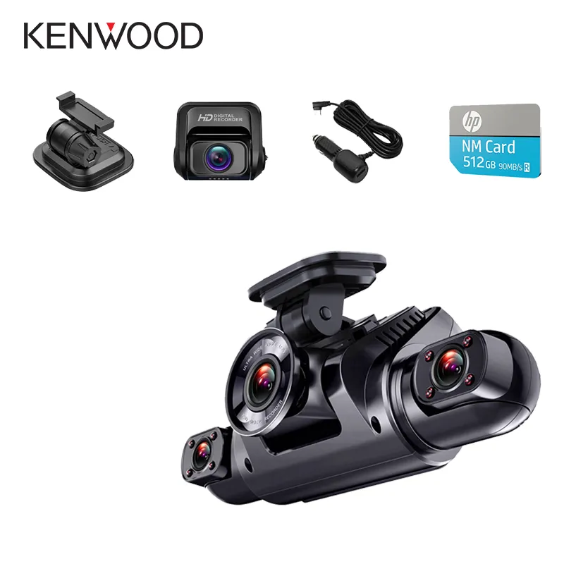 🚗Kenwood Inteligentny Rejestrator Jazdy | Bezprzewodowa Instalacja 🔋 | Ładowanie i Wyjątkowo Długi Czas Czuwania ⏱️