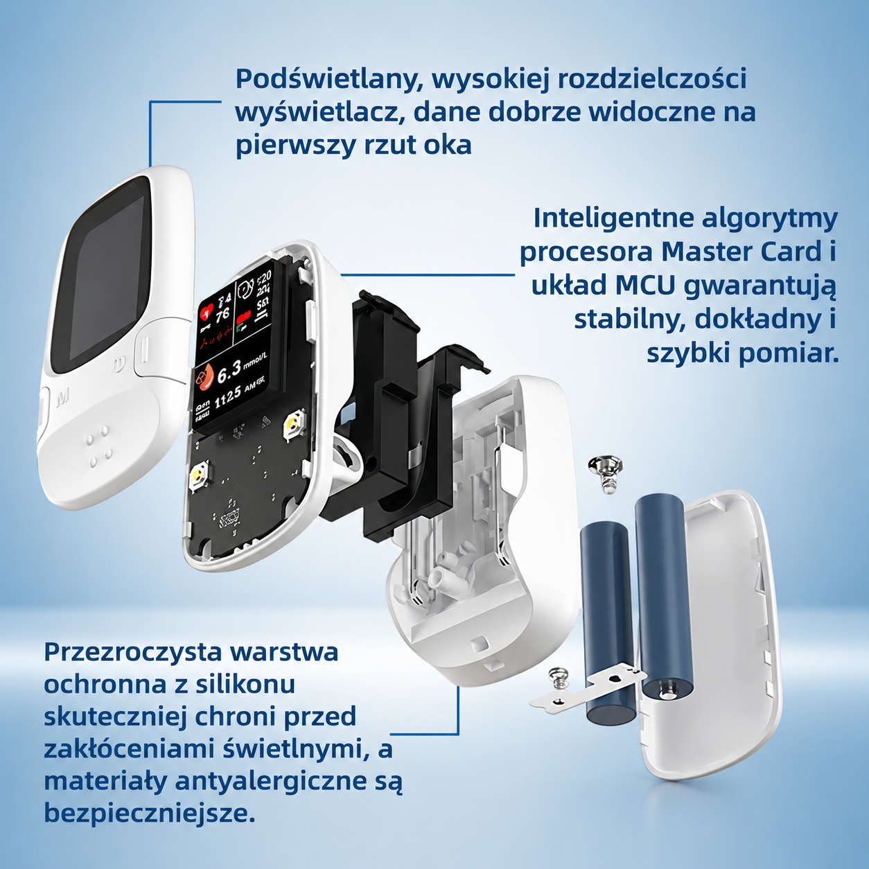 🔥Zaawansowana niemiecka technologia 2026🔥 Inteligentny glukometr bezinwazyjny Omron™: szybki, bezbolesny i bezigłowy pomiar poziomu glukozy we krwi🔥