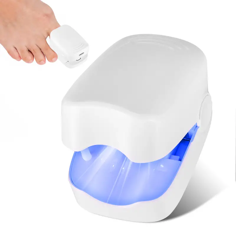 Urządzenie laserowe do czyszczenia grzyba paznokci, laser przeciwgrzybiczy Laserowe leczenie grzybicy paznokci na uszkodzone, przebarwione grube paznokcie u rąk i nóg, terapia paznokci na grzybicę paznokci, wygodna do użytku domowego