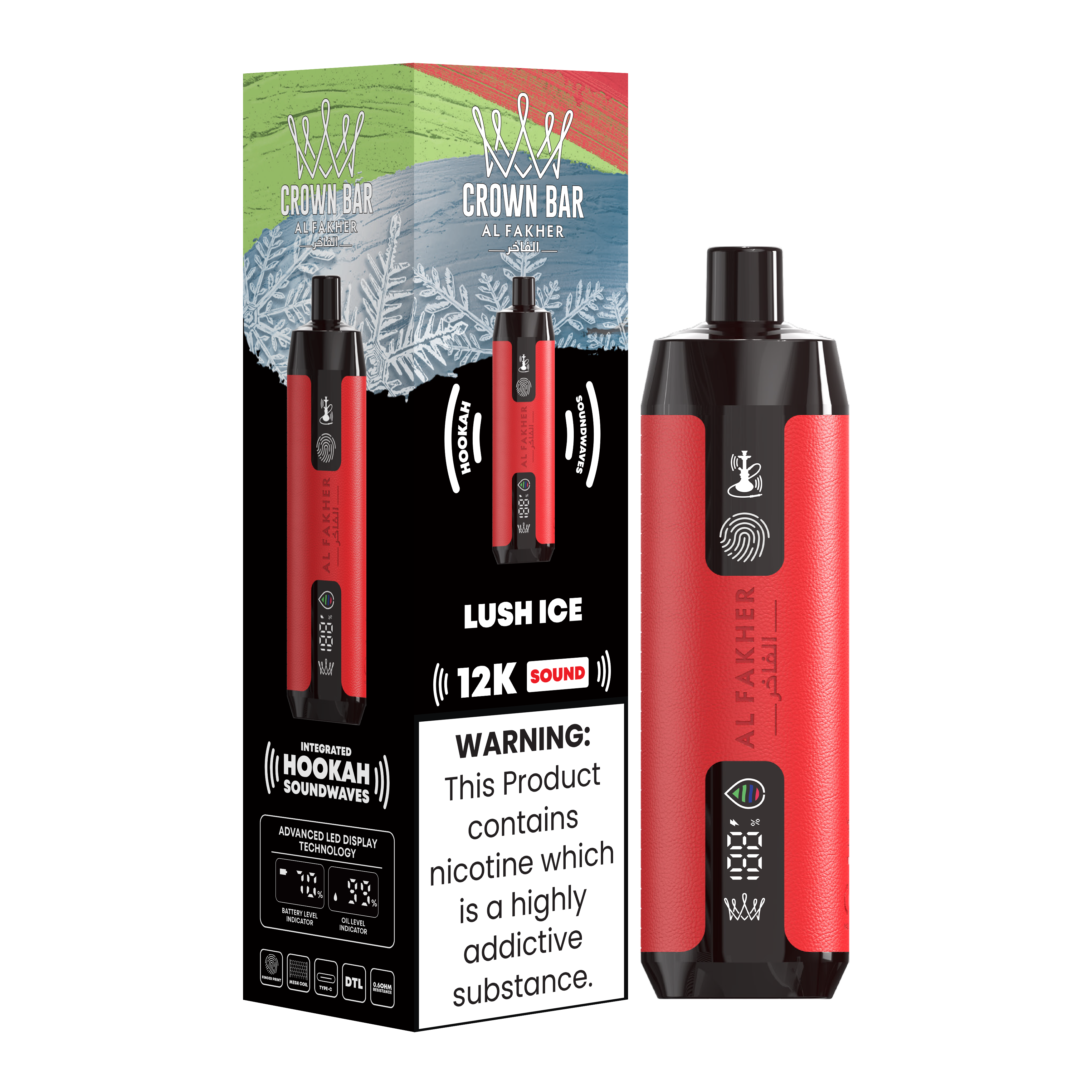 AL Fakher 12000 bułeczek Soundwaves- 10 smaków (🎁Kreatywne i zabawne)