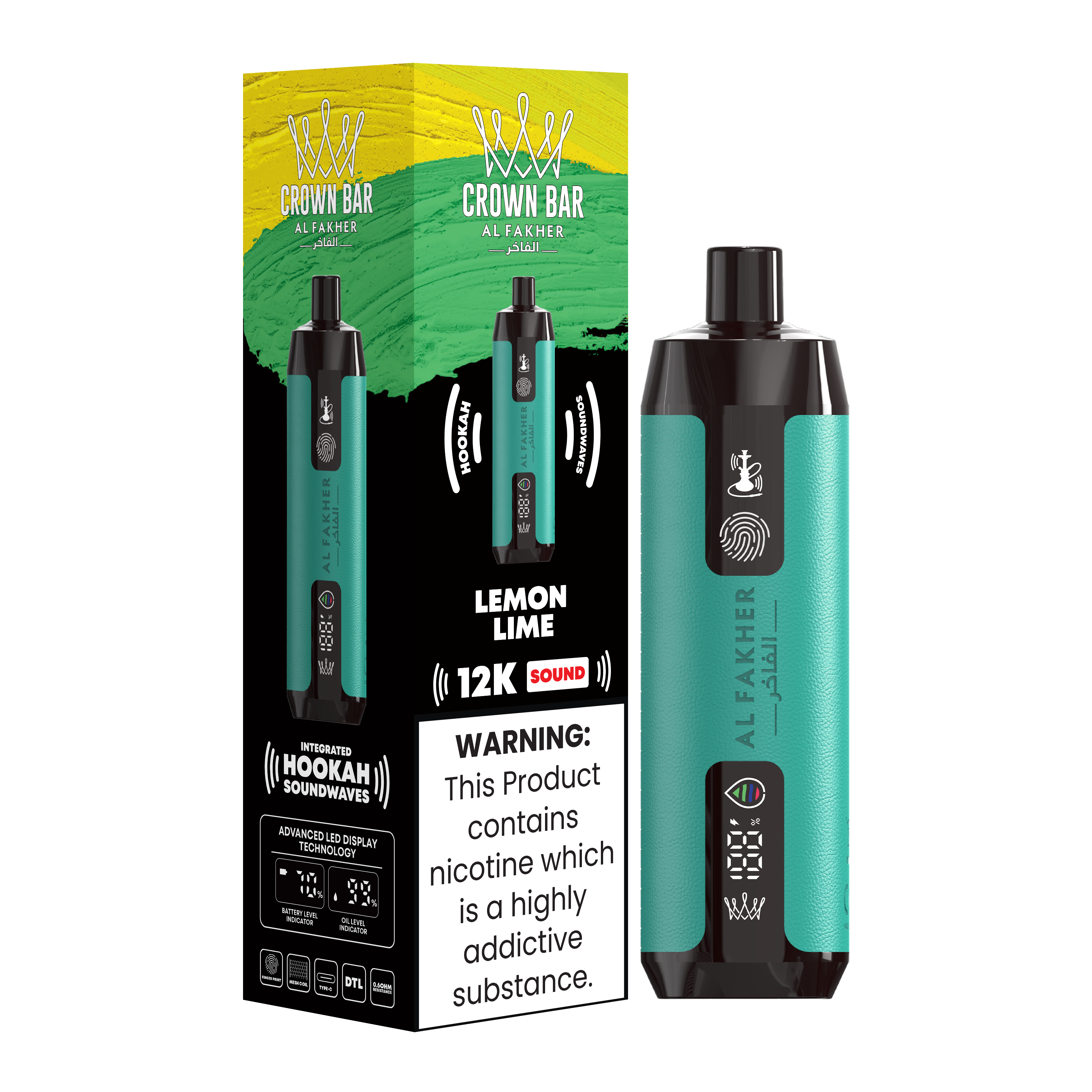 AL Fakher 12000 bułeczek Soundwaves- 10 smaków (🎁Kreatywne i zabawne)